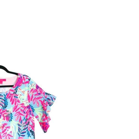 Lilly Pulitzer Darlah Ruffle Sleeve Top - Picture 4 of 6
